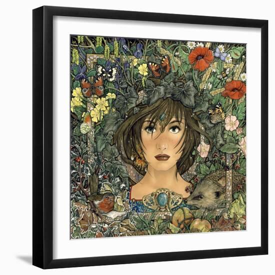 Circle of Seasons-Linda Ravenscroft-Framed Giclee Print