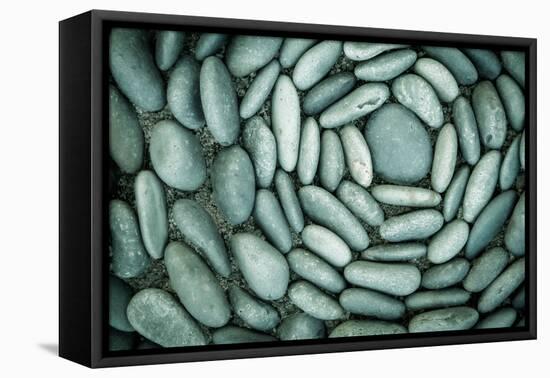 Circle of Stones-Kathy Mahan-Framed Stretched Canvas