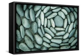 Circle of Stones-Kathy Mahan-Framed Stretched Canvas