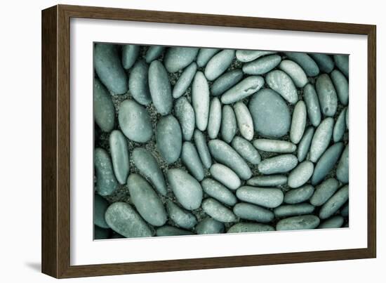 Circle of Stones-Kathy Mahan-Framed Photographic Print