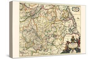 Circle Of Westphalia, Or Lower Germany-Willem Janszoon Blaeu-Stretched Canvas