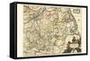 Circle Of Westphalia, Or Lower Germany-Willem Janszoon Blaeu-Framed Stretched Canvas