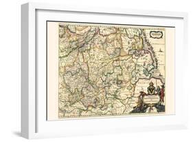 Circle Of Westphalia, Or Lower Germany-Willem Janszoon Blaeu-Framed Art Print