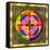 Circle On Bars-Art Deco Designs-Framed Stretched Canvas