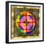 Circle On Bars-Art Deco Designs-Framed Giclee Print