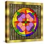 Circle On Bars-Art Deco Designs-Stretched Canvas