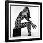 Circle Patterned Projection on Profile of Model, 1960s-John French-Framed Giclee Print