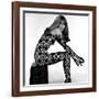Circle Patterned Projection on Profile of Model, 1960s-John French-Framed Giclee Print