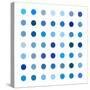 Circle Seven Blue-Karl Langdon-Stretched Canvas