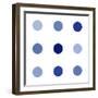 Circle Three Blue-Karl Langdon-Framed Art Print