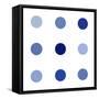 Circle Three Blue-Karl Langdon-Framed Stretched Canvas