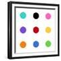 Circle Three Multicolor-Karl Langdon-Framed Art Print