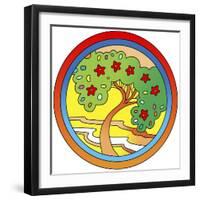 Circle-Tree-Howie Green-Framed Giclee Print