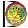 Circle-Tree-Howie Green-Framed Stretched Canvas