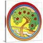 Circle-Tree-Howie Green-Stretched Canvas