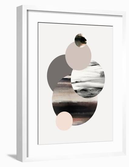 Circles 1-Design Fabrikken-Framed Art Print