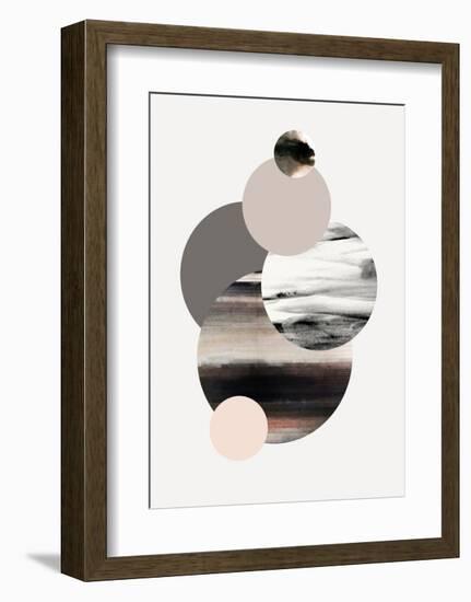 Circles 1-Design Fabrikken-Framed Art Print