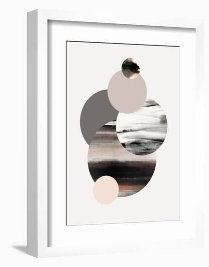 Circles 1-Design Fabrikken-Framed Art Print