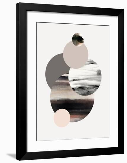 Circles 1-Design Fabrikken-Framed Art Print