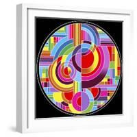 Circles 1-Howie Green-Framed Giclee Print