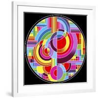 Circles 1-Howie Green-Framed Giclee Print