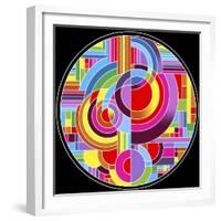 Circles 1-Howie Green-Framed Giclee Print