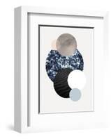 Circles 2-Design Fabrikken-Framed Art Print