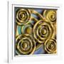 Circles 3D-Art Deco Designs-Framed Giclee Print