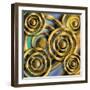 Circles 3D-Art Deco Designs-Framed Giclee Print