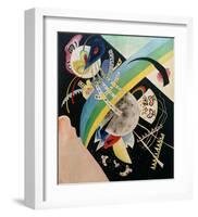 Circles and Black, 1921-Wassily Kandinsky-Framed Giclee Print