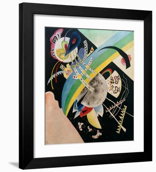 Circles and Black, 1921-Wassily Kandinsky-Framed Giclee Print