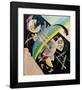 Circles and Black, 1921-Wassily Kandinsky-Framed Giclee Print