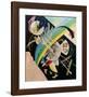 Circles and Black, 1921-Wassily Kandinsky-Framed Giclee Print