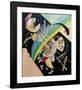 Circles and Black, 1921-Wassily Kandinsky-Framed Giclee Print