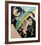 Circles and Black, 1921-Wassily Kandinsky-Framed Giclee Print