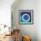 Circles and Colors (Blue), 2013-Carl Abbott-Framed Serigraph displayed on a wall