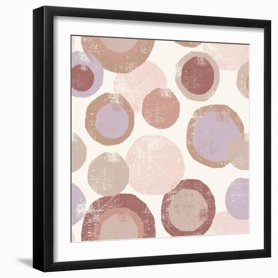 Circles Blush-Wild Apple Portfolio-Framed Art Print
