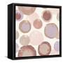 Circles Blush-Wild Apple Portfolio-Framed Stretched Canvas