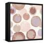 Circles Blush-Wild Apple Portfolio-Framed Stretched Canvas