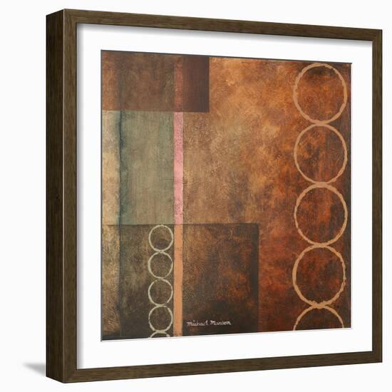 Circles in the Abstract I-Michael Marcon-Framed Art Print