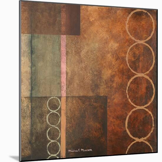 Circles in the Abstract I-Michael Marcon-Mounted Art Print