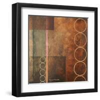 Circles in the Abstract I-Michael Marcon-Framed Art Print