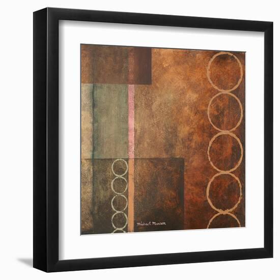 Circles in the Abstract I-Michael Marcon-Framed Art Print