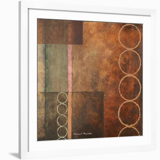 Circles in the Abstract I-Michael Marcon-Framed Art Print