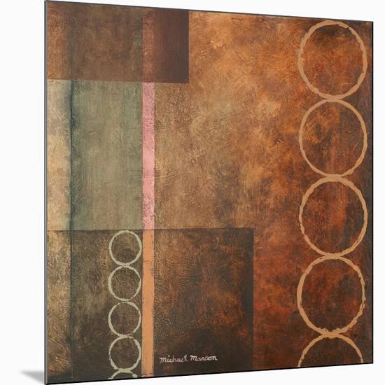 Circles in the Abstract I-Michael Marcon-Mounted Art Print