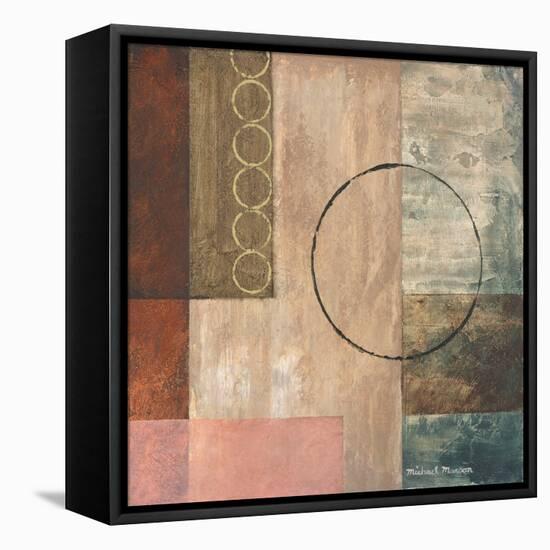 Circles in the Abstract II-Michael Marcon-Framed Stretched Canvas