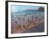 Circles in the Sand, Sidmouth, 2007-Andrew Macara-Framed Giclee Print