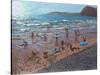 Circles in the Sand, Sidmouth, 2007-Andrew Macara-Stretched Canvas