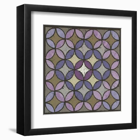 Circles Linked - Plum-Susan Clickner-Framed Giclee Print