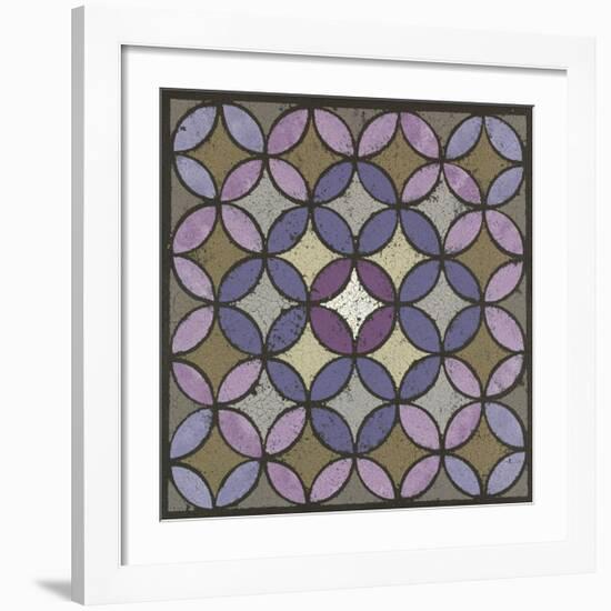 Circles Linked - Plum-Susan Clickner-Framed Giclee Print